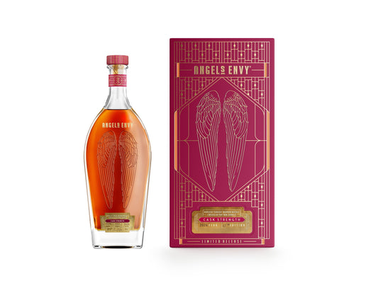 ANGELS ENVY BOURBON CASK STRENGTH FINISHED PORT BARRELS KENTUCKY 750ML