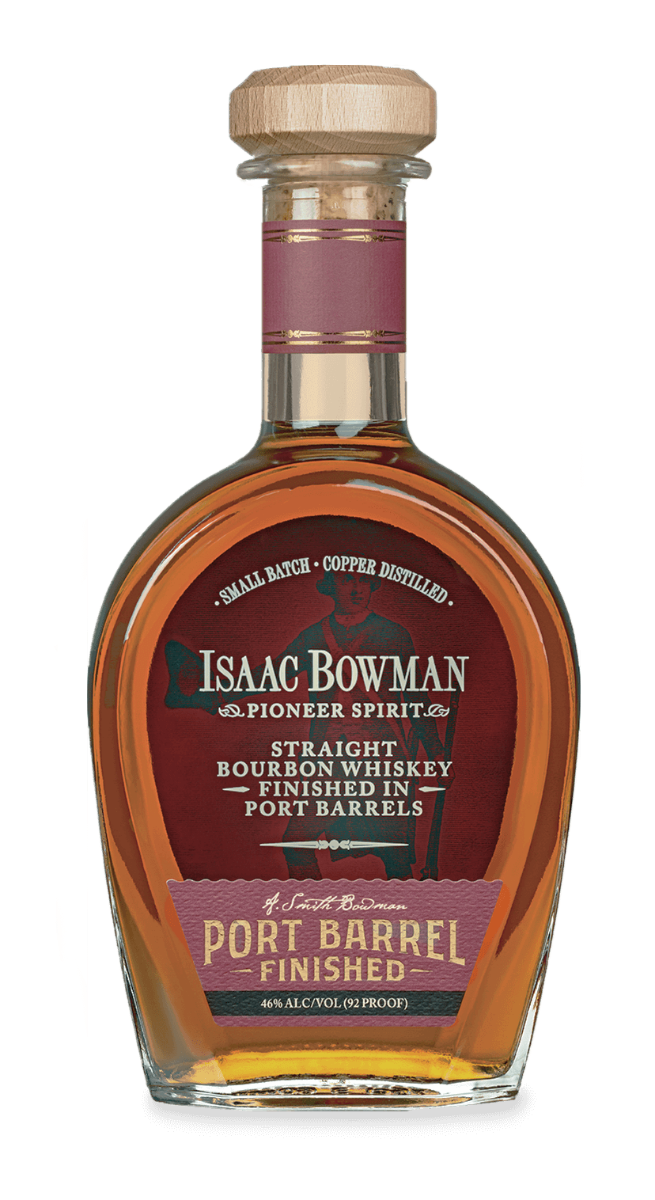 ISAAC BOWMAN BOURBON STRAIGHT PORT BARREL FINISH 750ML