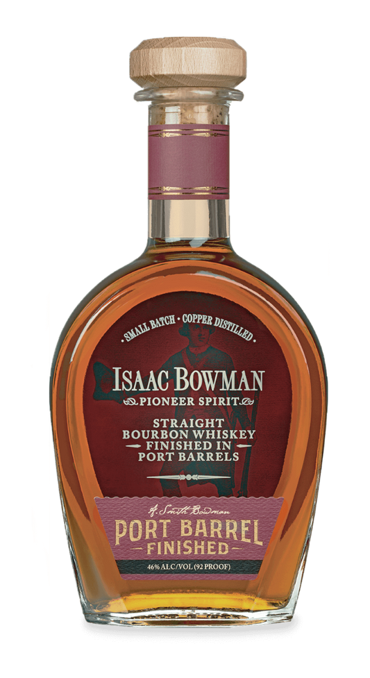 ISAAC BOWMAN BOURBON STRAIGHT PORT BARREL FINISH 750ML