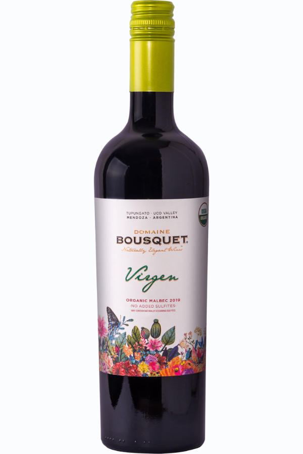 DOMAINE BOUSQUET VIRGEN MALBEC ORGANIC MENDOZA ARGENTINA 2019