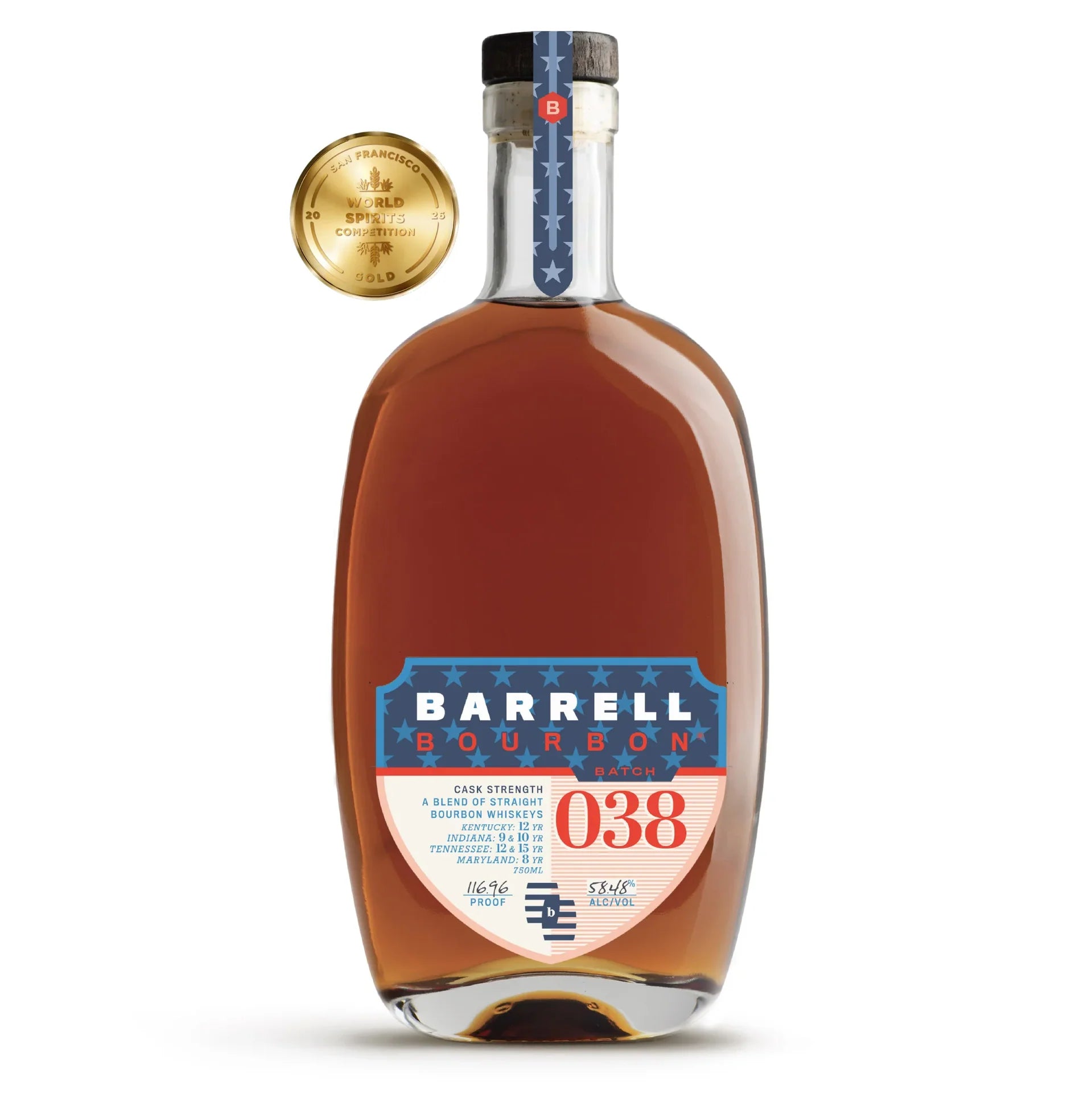 BARRELL BOURBON CASK STRENGTH BATCH #38 KENTUCKY 750ML LIQ