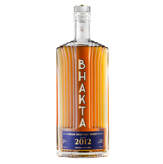 BHAKTA SINGLE MALT ARMAGNAC CASK FINISH WHISKEY DISTILLED IN 2012 750ML