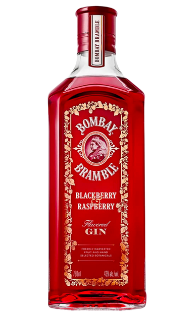 BOMBAY BRAMBLE GIN BLACKBERRY & RASPBERRY FLAVOR 750ML