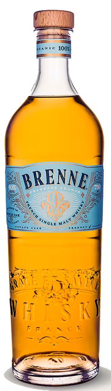 BRENNE WHISKY SINGLE MALT FINISHED IN COGNAC BARREL FRENCH 750ML