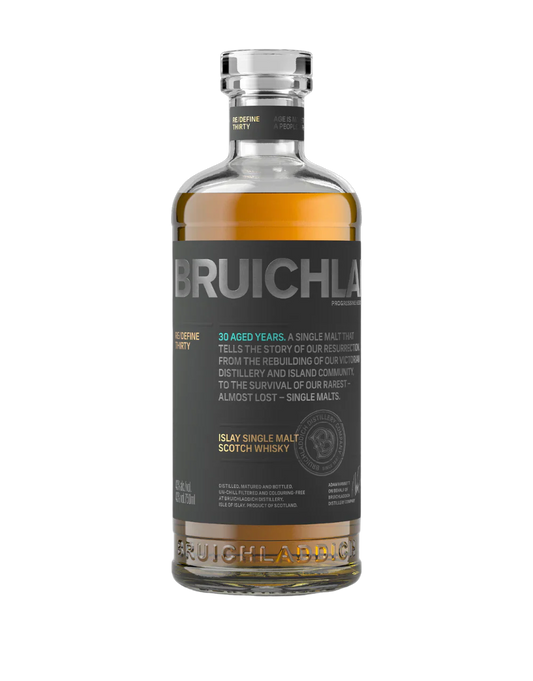 BRUICHLADDICH SCOTCH SINGLE MALT RE/DEFINE ISLAY 30YR 750ML