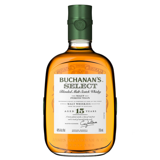BUCHANAN'S SCOTCH BLENDED MALT SELECT 15YR 750ML Spirits