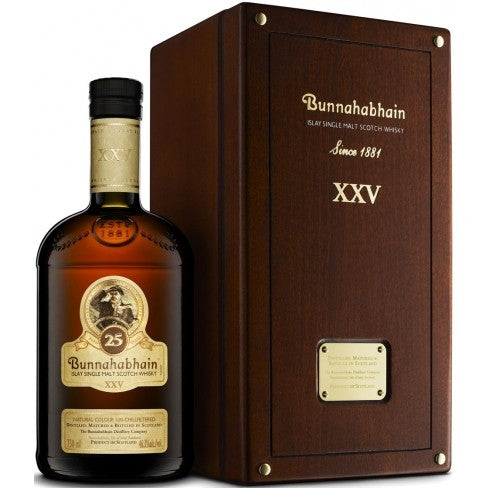 BUNNAHABHAIN SCOTCH SINGLE MALT ISLAY 25YR 750ML Spirits