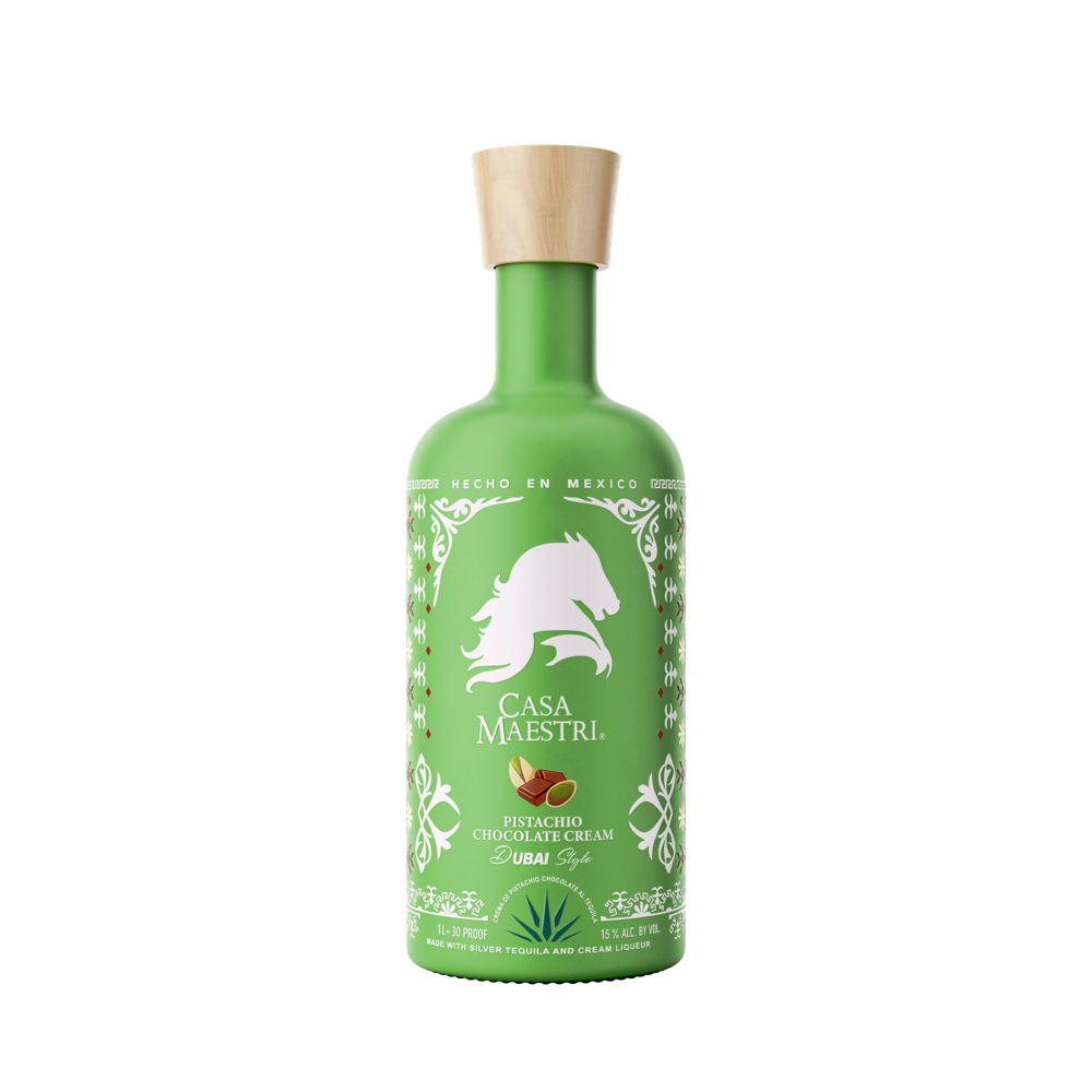 CASA MAESTRI LIQUEUR PISTACHIO CHOCOLATE CREAM DUBAI MEXICO 750ML
