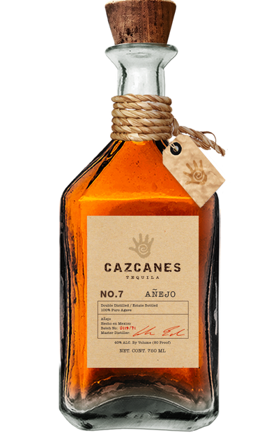 CAZCANES TEQUILA ANEJO NO 7 750ML