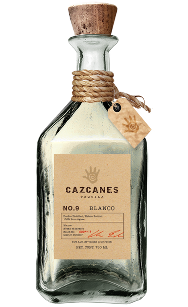 CAZCANES TEQUILA BLANCO NO 9 ESTATE BOTTLED 750ML