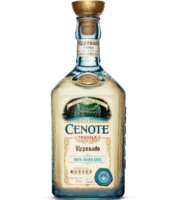 CENOTE TEQUILA REPOSADO 750ML