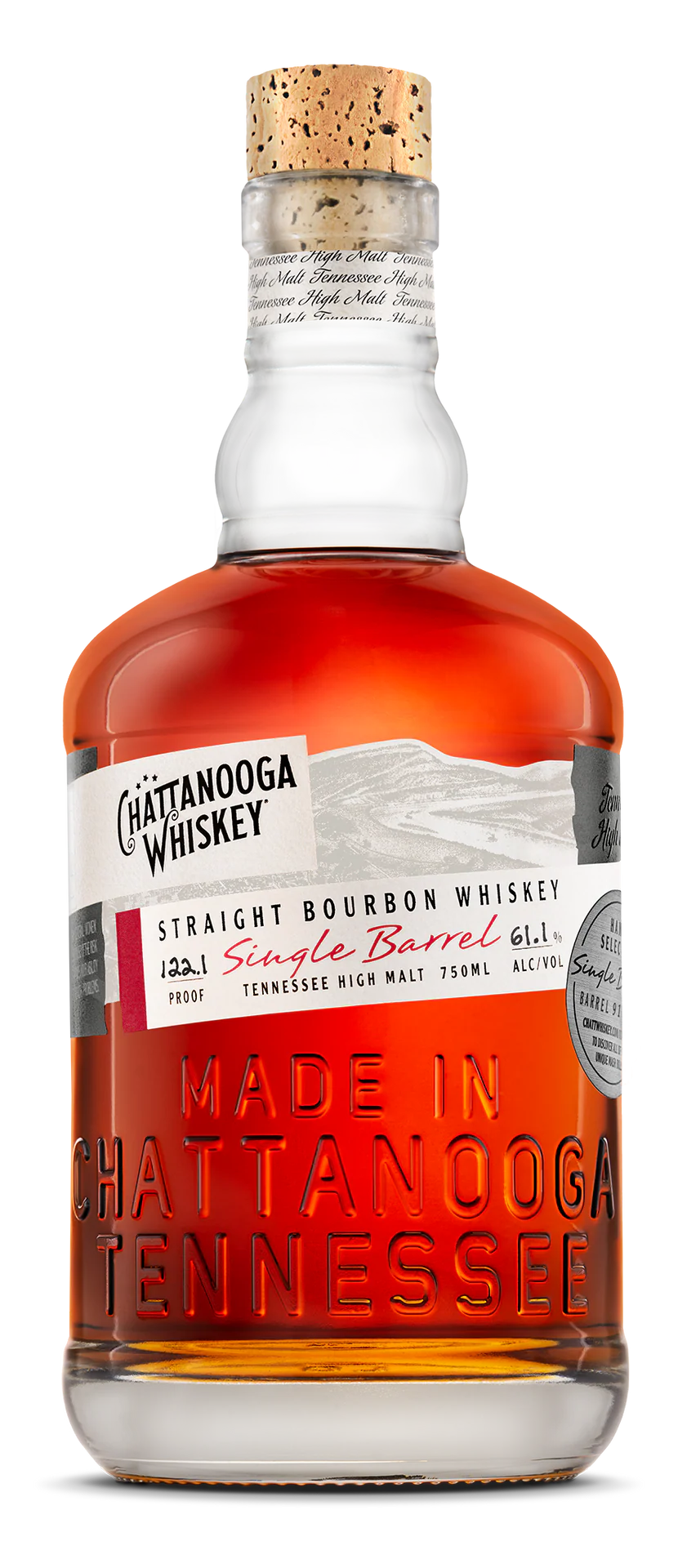 CHATTANOOGA BOURBON STRAIGHT HIGH MALT VINTAGE RELEASE BOTTLED IN BOND TENNESSEE 750ML LIQ