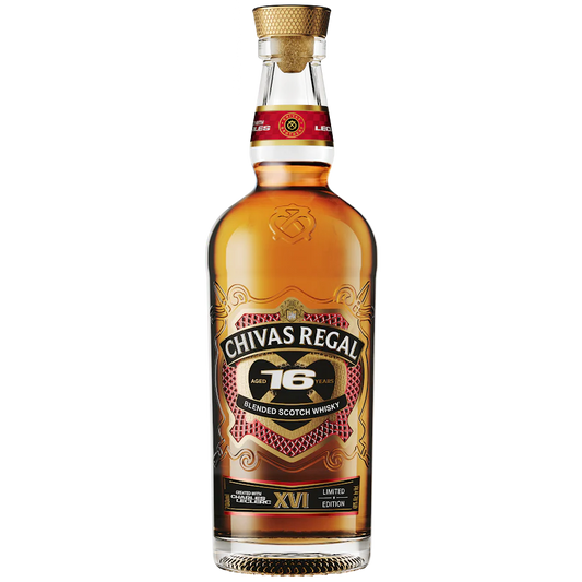 CHIVAS REGAL SCOTCH BLENDED LIMITED CHARLES LECLERC EDITION 16YR 750ML
