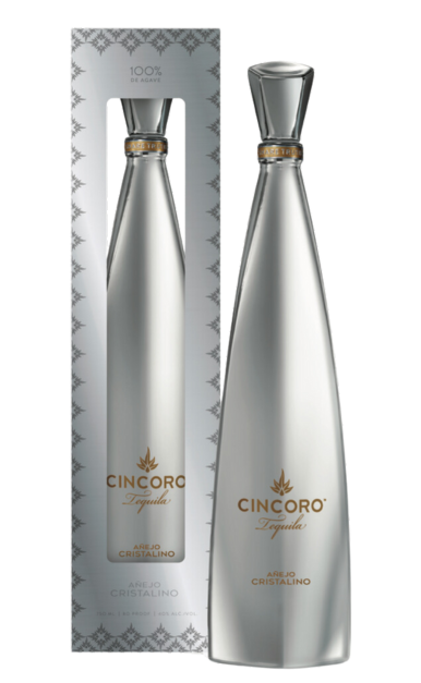 CINCORO TEQUILA ANEJO CRISTALINO 750ML