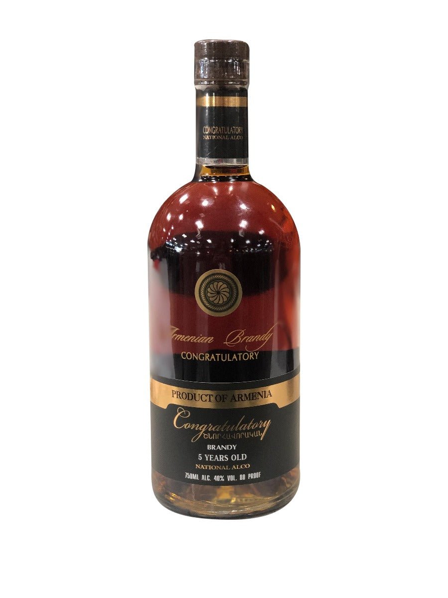 CONGRATULATORY BRANDY ARMENIA 5YR 750ML