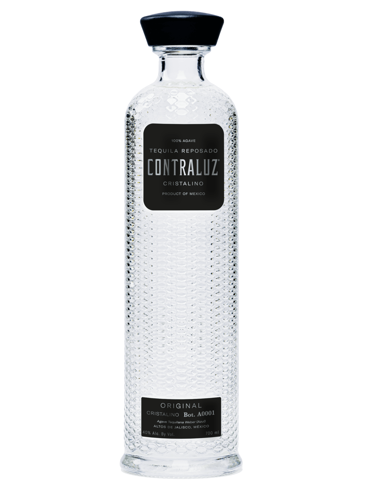 CONTRALUZ TEQUILA REPOSADO CRISTALINO 750ML