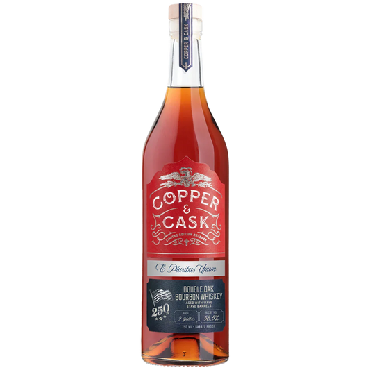 COPPER & CASK BOURBON DOUBLE OAK LIMITED AMERICA 250TH ANNIVERSARY RELEASE 9YR INDIANA 750ML LIQ