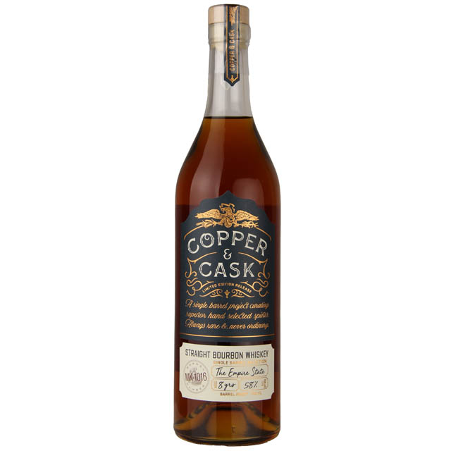 COPPER & CASK BOURBON SINGLE BARREL SELECTION BARREL PROOF INDIANA 9YR 750ML