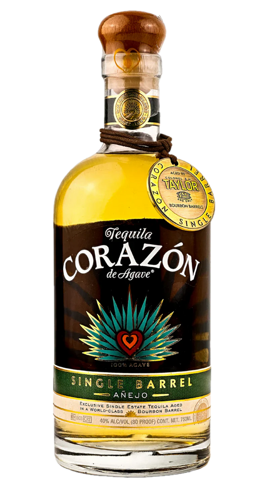 CORAZON TEQUILA ANEJO SINGLE BARREL AGED IN EH TAYLOR BARREL 750ML