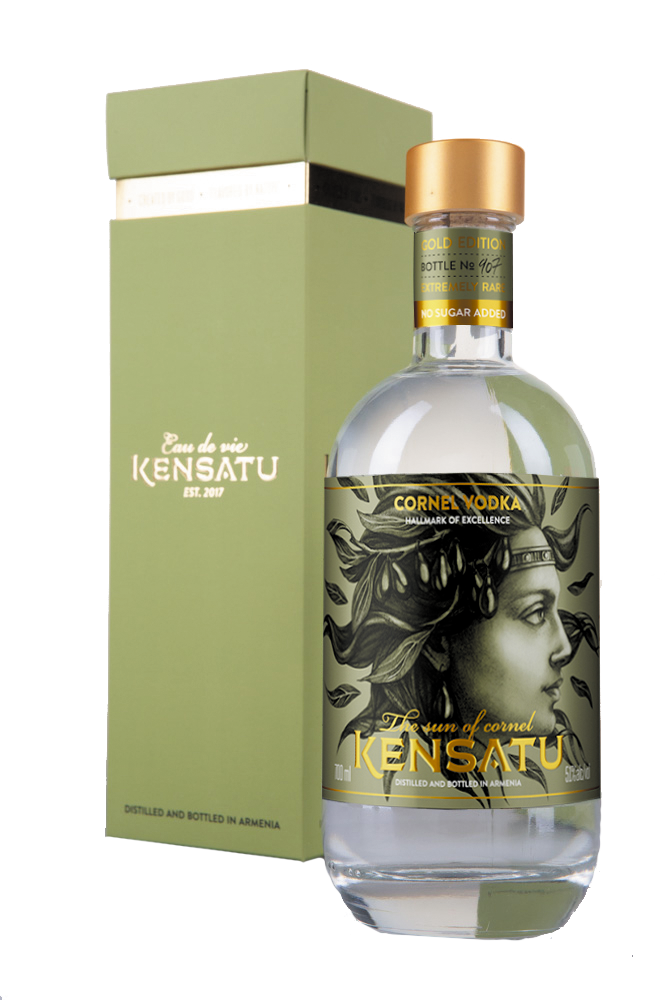 KENSATU BRANDY CORNELIAN CHERRY ARMENIA 750ML