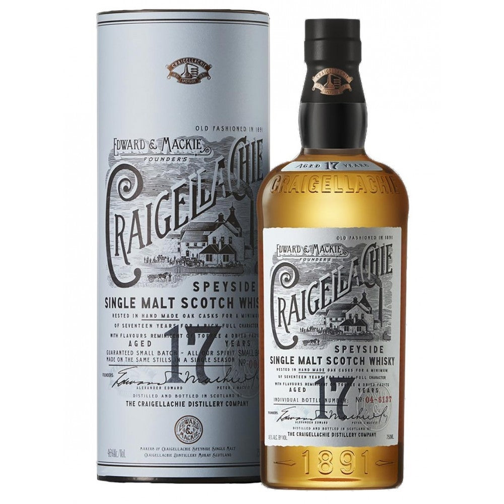CRAIGELLACHIE SCOTCH SINGLE MALT SPEYSIDE 92PF 17YR 750ML Spirits