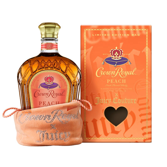 CROWN ROYAL X JUICY COUTURE WHISKEY PEACH CANADA 750ML LIQ