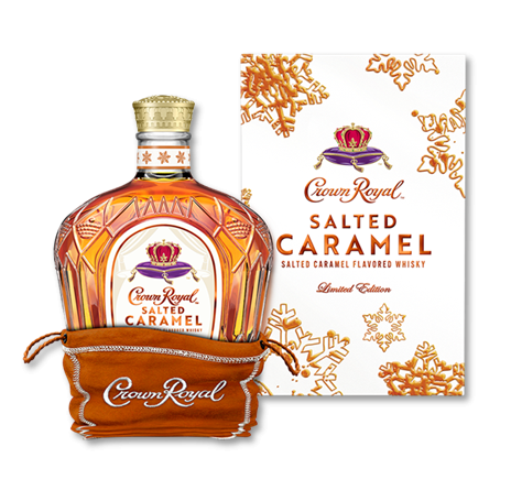 CROWN ROYAL WHISKEY SALTED CARAMEL LIMITED EDITION CANADA 750ML Spirits