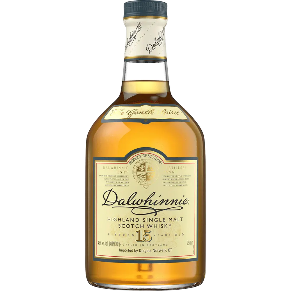 DALWHINNIE SCOTCH SINGLE MALT 86PF 15YR 750ML Spirits