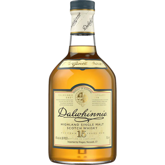 DALWHINNIE SCOTCH SINGLE MALT 86PF 15YR 750ML Spirits