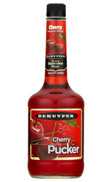 DEKUYPER SCHNAPPS PUCKER CHERRY LIQUEUR 1LI