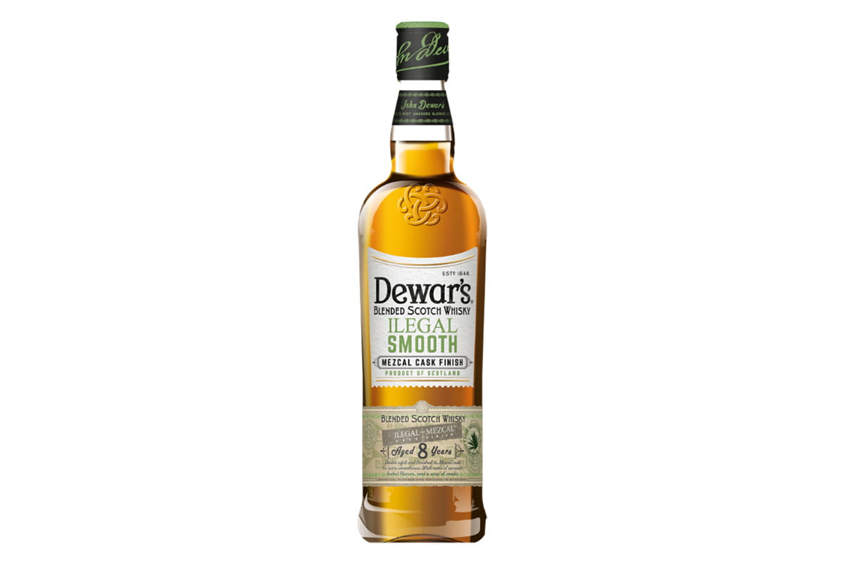DEWARS SCOTCH BLENDED ILEGAL SMOOTH MEZCAL CASK FINISH 8YR 750ML Spirits