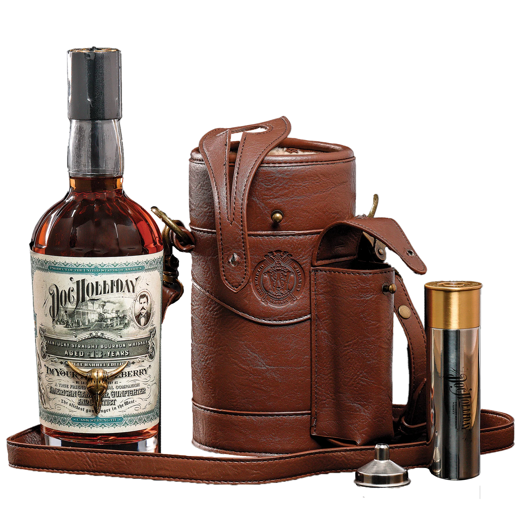 DOC HOLLIDAY BOURBON SINGLE BARREL HUNTING PACK 13YR 700ML LIQ