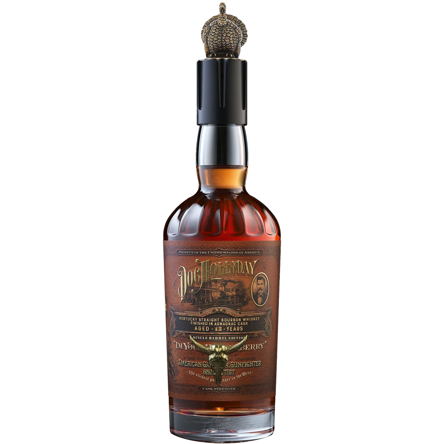 DOC HOLLIDAY BOURBON STRAIGHT FINISHED IN ARMAGNAC CASK 13YR KENTUCKY 750ML LIQ