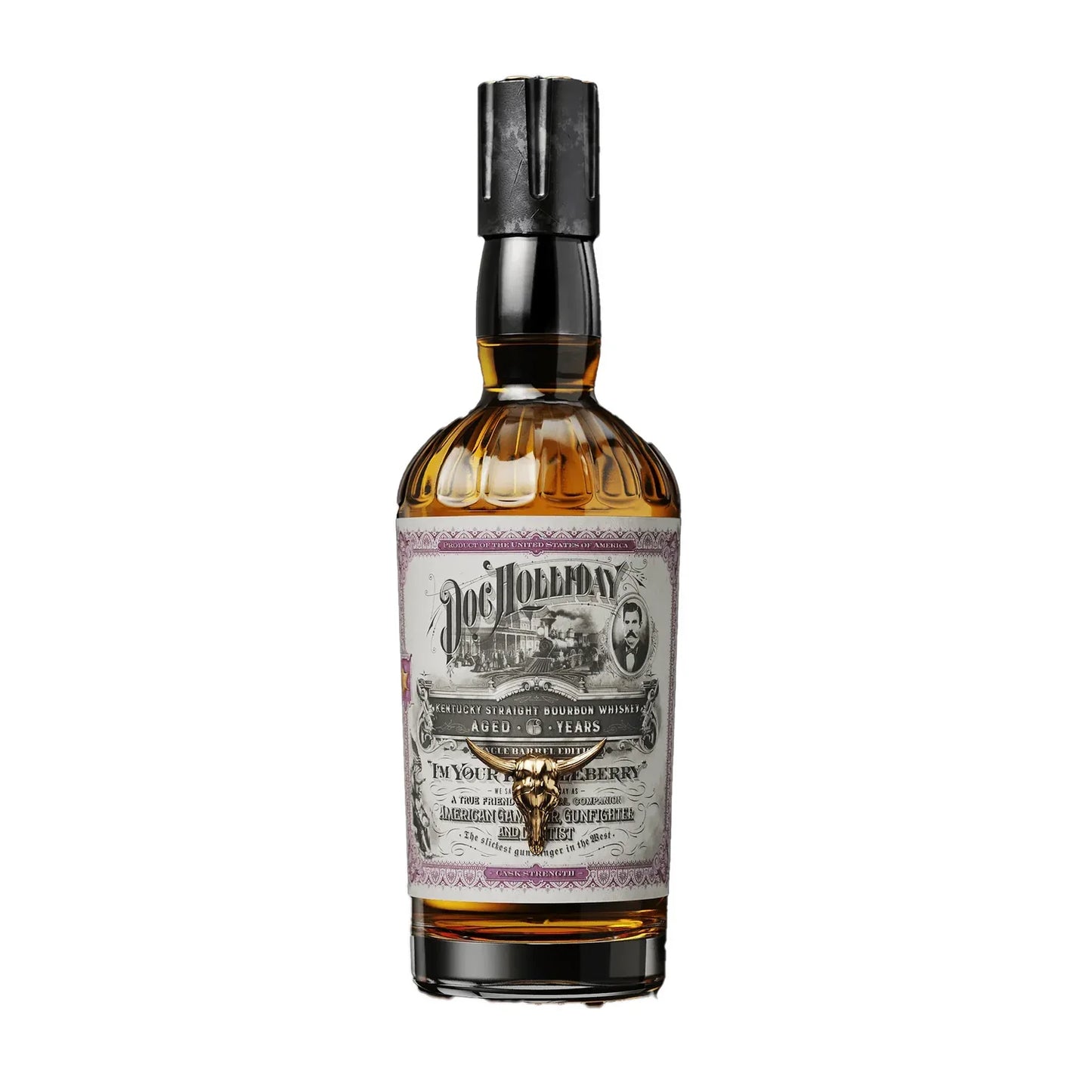 DOC HOLLIDAY BOURBON STRAIGHT SINGLE BARREL EDITION CASK STRENGTH KENTUCKY 750ML LIQ