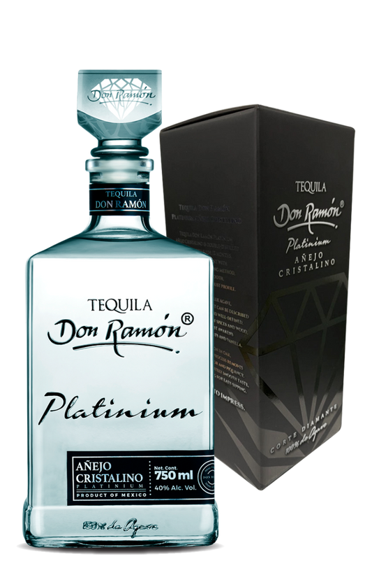 DON RAMON TEQUILA PLATINIUM ANEJO CRISTALINO 750ML