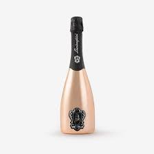 LAMBORGHINI SPARKLING WINE EXTRA DRY CHROME BOTTLE ITALY 750ML