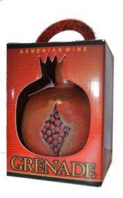 IJEVAN GRENADE WINE RED SWEET POMEGRANATE CERAMIC 750ML