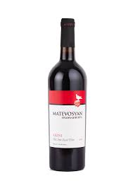 MATEVOSYAN RED WINE SEMI SWEET ARENI VAYOTS DZOR ARMENIA 2018 - Remedy Liquor