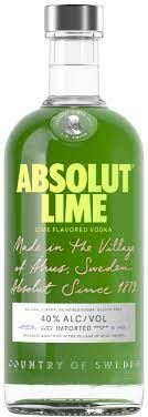 ABSOLUT VODKA LIME FLAVOR SWEDEN 750ML Spirits