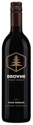 BROWNE FOREST PROJECT PASO ROBLES CABERNET SAUVIGNON 2021