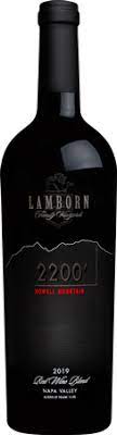 LAMBORN 2200 RED WINE BLEND HOWELL MOUNTAIN NAPA 2019