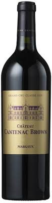 CHATEAU CANTENAC BROWN RED WINE MARGAUX FRANCE 2012