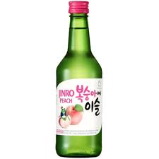 JINRO SOJU PEACH 375ML WINE