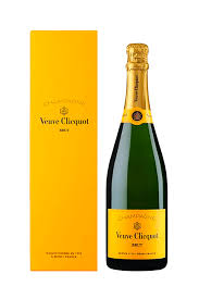 VEUVE CLICQUOT CHAMPAGNE BRUT YELLOW LABEL W/BOX 750ML