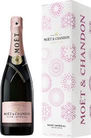 MOET & CHANDON CHAMPAGNE BRUT ROSE IMPERIAL END OF YEAR LIMITED EDITION FRANCE 750ML