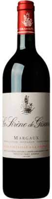 LA SIRENE DE GISCOURS RED WINE MARGAUX FRANCE 2019 WINE