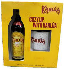 KAHLUA LIQUEUR COFFEE MEXICO GFT PK W/ COFFEE MUG 750ML