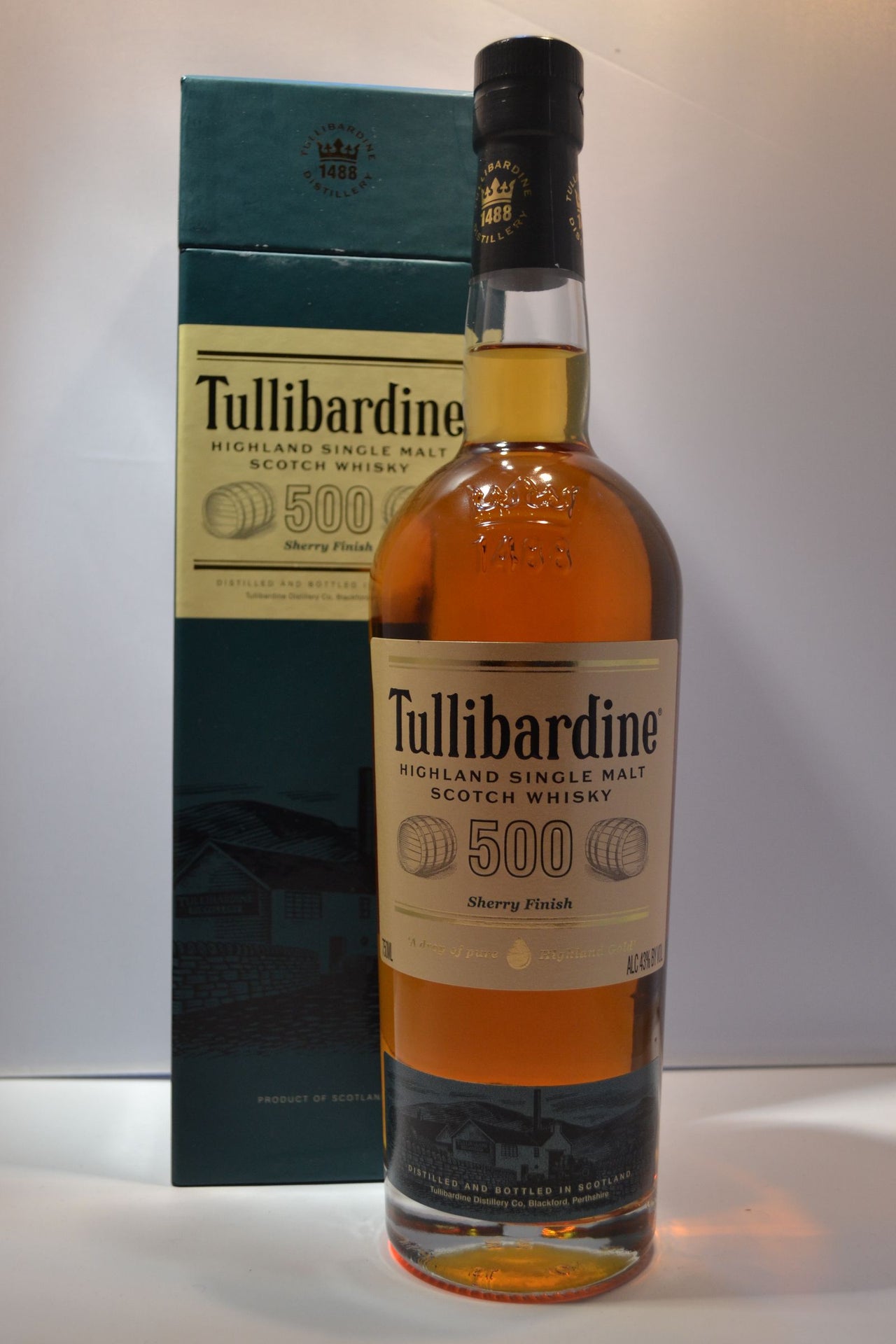 TULLIBARDINE SCOTCH SINGLE MALT 500 SHERRY FINISH 750ML Spirits