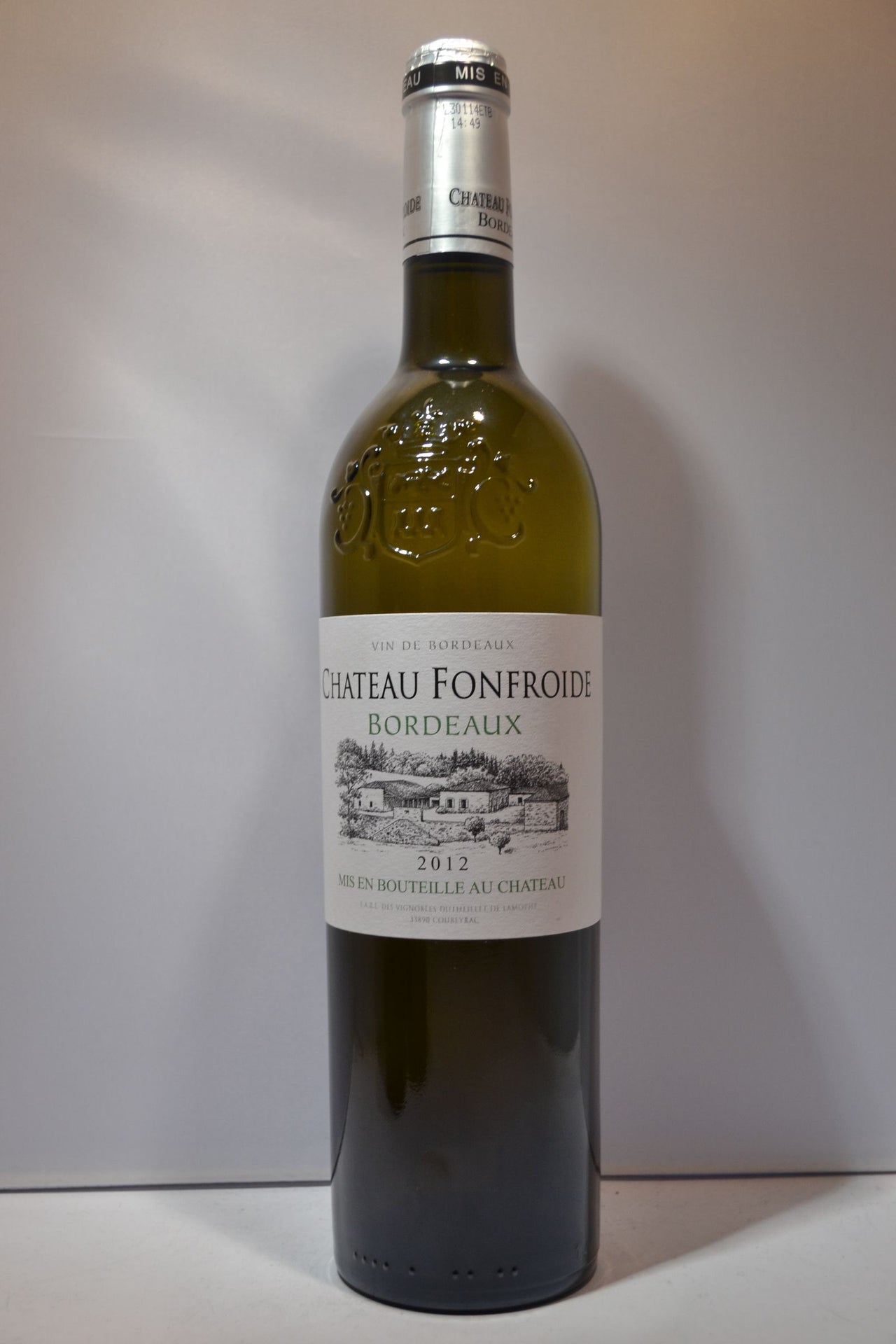 CHATEAU FONFROIDE BORDEAUX BLANC FRANCE 2018 Wine
