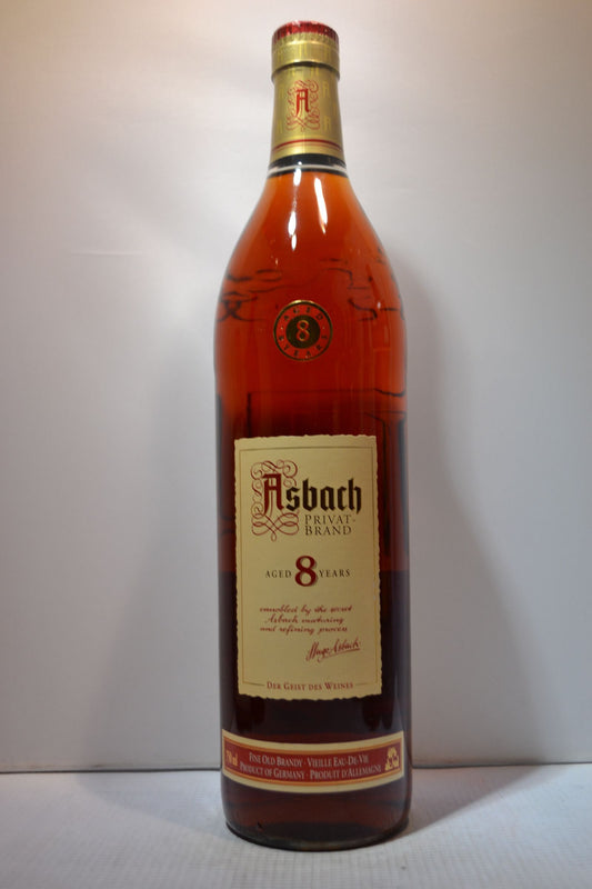 ASBACH PRIVAT BRAND BRANDY 8YR GERMANY 750ML